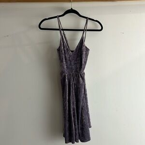 Wild Fable Purple velvet spaghetti strap mini dress - brand new with tags